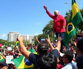 ato de apoio a Lula