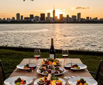 Experiências Gastronômicas Imperdíveis: Restaurantes com Vista para o Guaíba Experiências Gastronômicas Imperdíveis: Restaurantes com Vista para o Guaíba