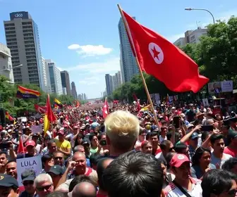 Multidão toma as ruas de Porto Alegre em caminhada com Lula a seis dias do segundo turno caminhada de Lula em Porto Alegre